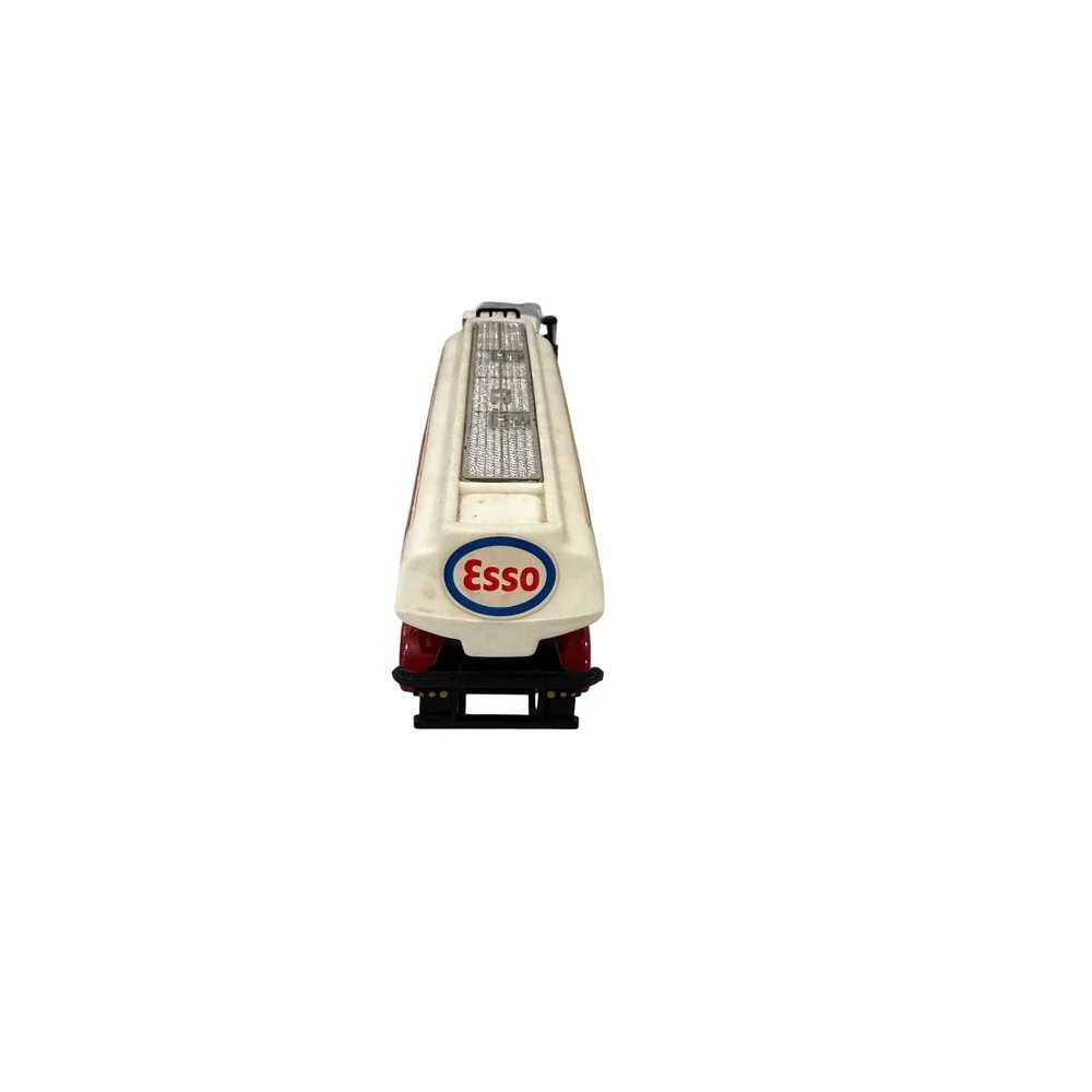 Vintage Corgi Major Mack Truck Esso Gas Tanker Diecast White Red Great Britain